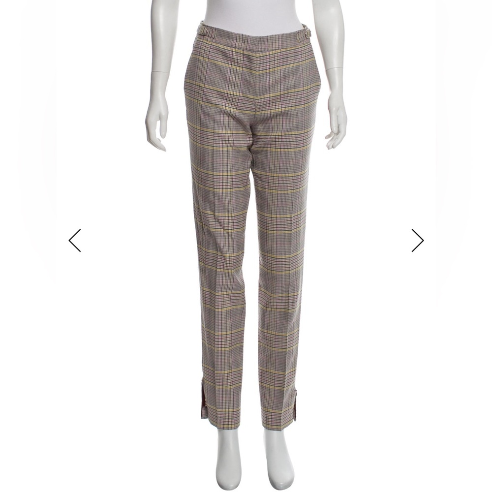 Gabriela Hearst Wool Plaid Pants